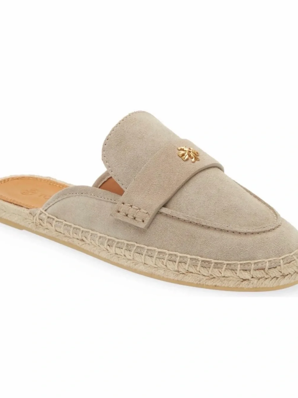 Tory Burch | Seaside Mule Espadrille Natural Suede Classic Taupe, size 10.5